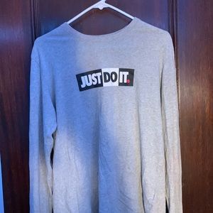 Nike Grey Long-Sleeve